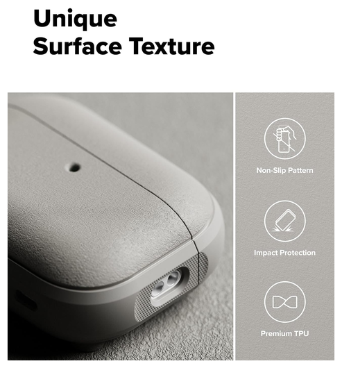 Ringke Onyx Magnetic Apple AirPods Pro 3 Hoesje Case Grijs afbeelding 3