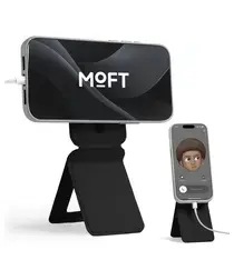 MOFT MOVAS MagSafe Telefoonhouder met Uitklapbare Tripod Standaard Zwart afbeelding