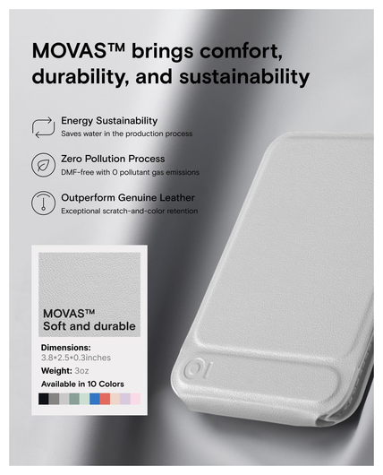 MOFT MOVAS MagSafe Telefoonhouder met Uitklapbare Tripod Standaard Grijs afbeelding 6