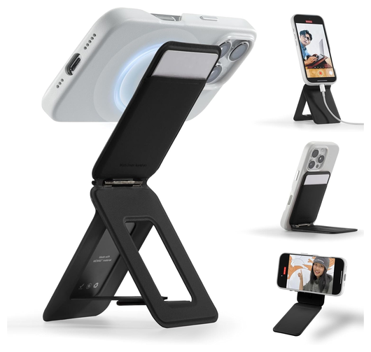 MOFT Tripod Wallet MOVAS MagSafe Kaarthouder met Uitklapbare Standaard Zwart afbeelding 1