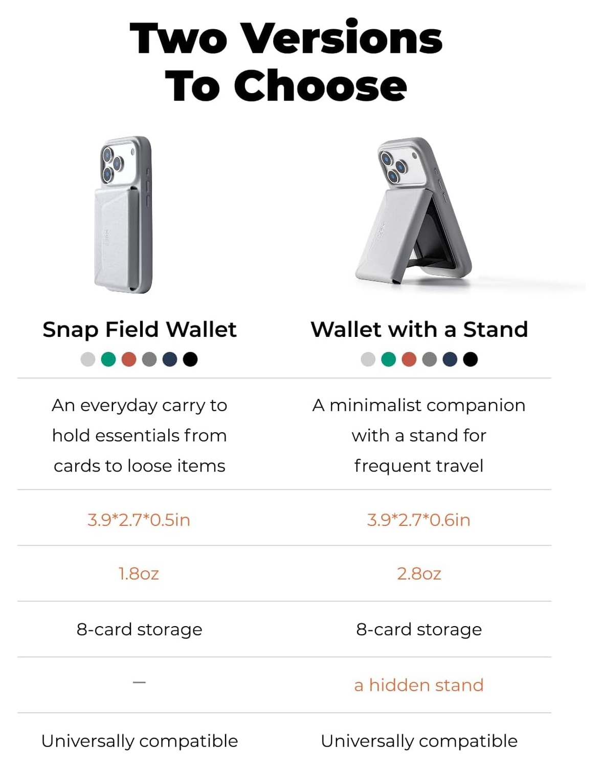 MOFT MOVAS MagSafe Kaarthouder voor 8 Pasjes Portemonnee Taupe afbeelding 9