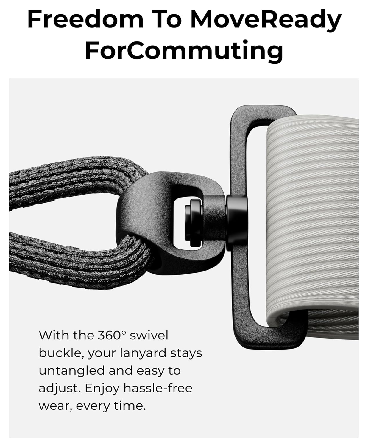 MOFT Universeel Crossbody Telefoonkoord / Telefoonketting Verstelbaar Bruin afbeelding 7