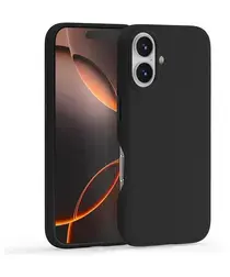 MOFT MOVAS Snap iPhone 16 Hoesje MagSafe Vegan Leer Back Cover Zwart afbeelding