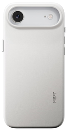 MOFT MOVAS Snap iPhone Air Hoesje MagSafe Vegan Leer Back Cover Grijs