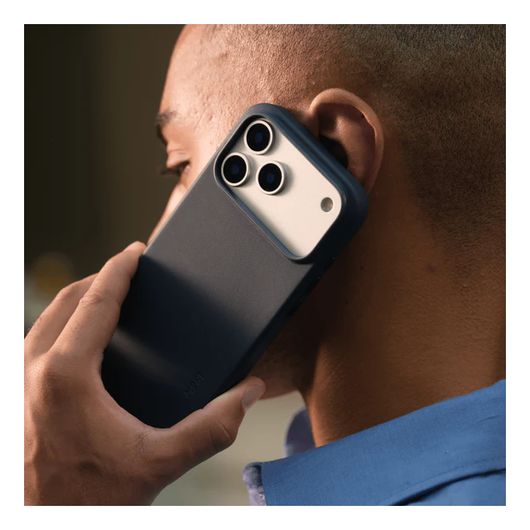 MOFT MOVAS Snap iPhone 17 Pro Hoesje MagSafe Vegan Leer Back Cover Zwart afbeelding 15