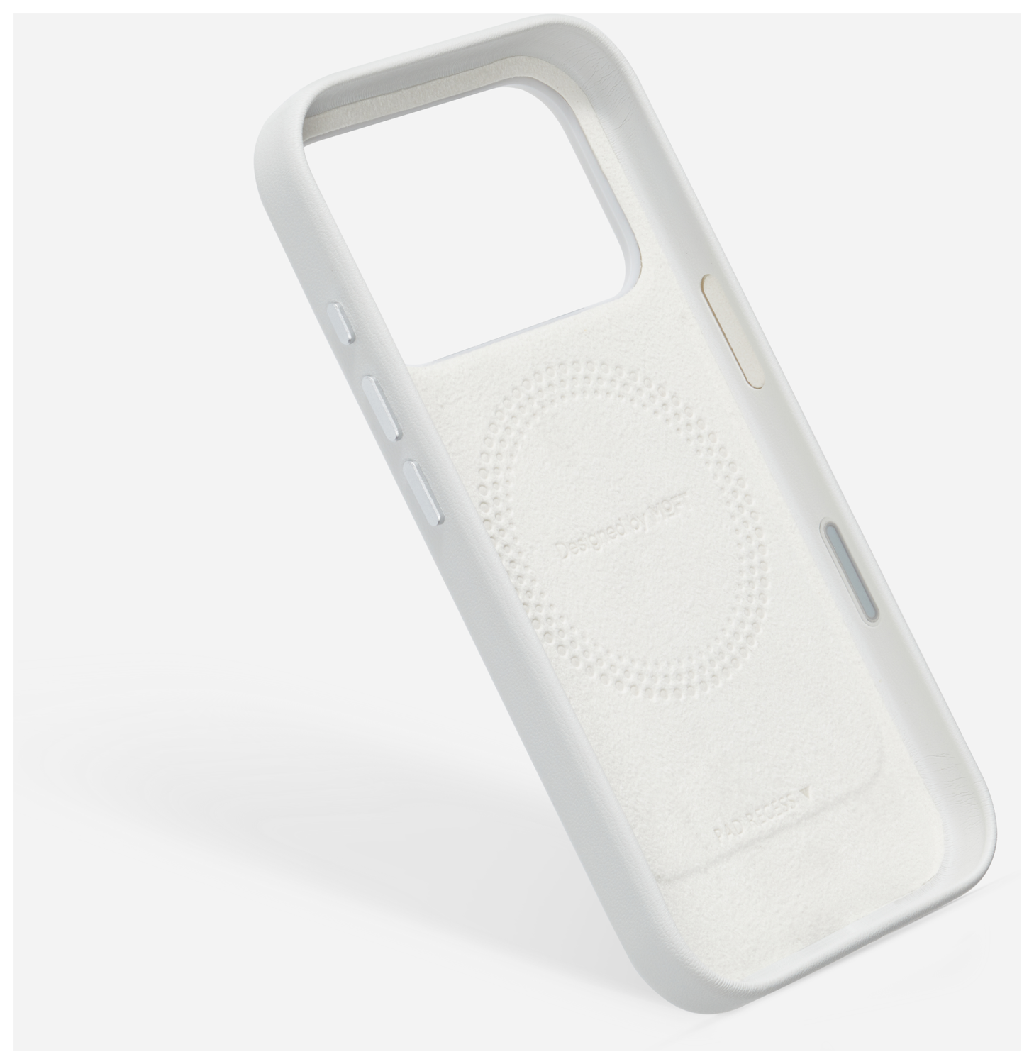 MOFT MOVAS Snap iPhone 17 Pro Hoesje MagSafe Vegan Leer Back Cover Grijs afbeelding 18