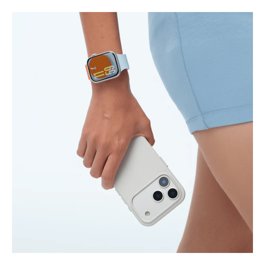 MOFT MOVAS Snap iPhone 17 Pro Hoesje MagSafe Vegan Leer Back Cover Grijs afbeelding 13