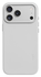 MOFT MOVAS Snap iPhone 17 Pro Hoesje MagSafe Vegan Leer Back Cover Grijs afbeelding 1