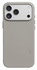 MOFT MOVAS Snap iPhone 17 Pro Hoesje MagSafe Vegan Leer Back Cover Taupe