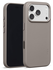 MOFT MOVAS Snap iPhone 17 Pro Hoesje MagSafe Vegan Leer Back Cover Taupe afbeelding 2