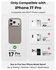 MOFT MOVAS Snap iPhone 17 Pro Hoesje MagSafe Vegan Leer Back Cover Taupe afbeelding 3