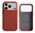 MOFT MOVAS Snap iPhone 17 Pro Hoesje MagSafe Vegan Leer Back Cover Rood afbeelding 15