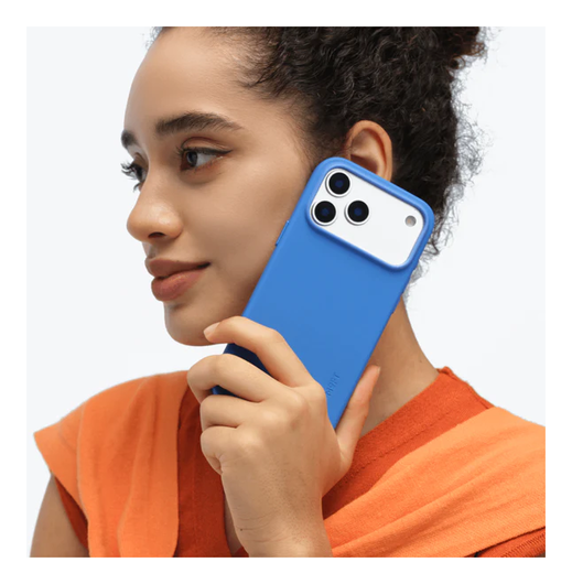 MOFT MOVAS Snap iPhone 17 Pro Hoesje MagSafe Vegan Leer Back Cover Blauw afbeelding 13
