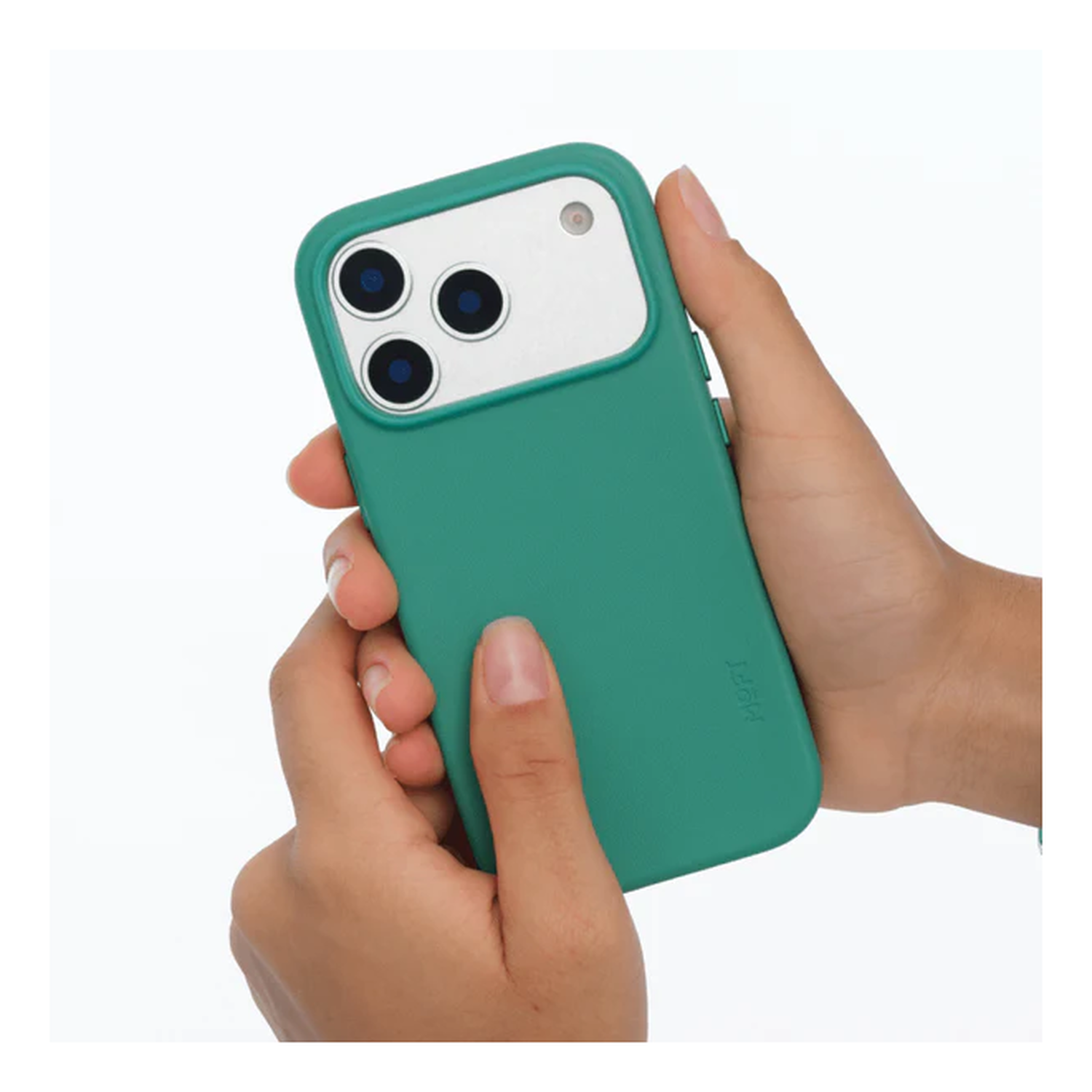 MOFT MOVAS Snap iPhone 17 Pro Hoesje MagSafe Vegan Leer Back Cover Groen afbeelding 14