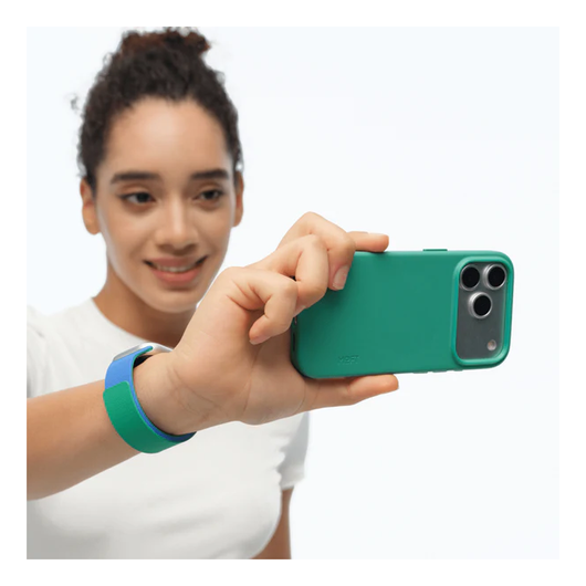 MOFT MOVAS Snap iPhone 17 Pro Hoesje MagSafe Vegan Leer Back Cover Groen afbeelding 12