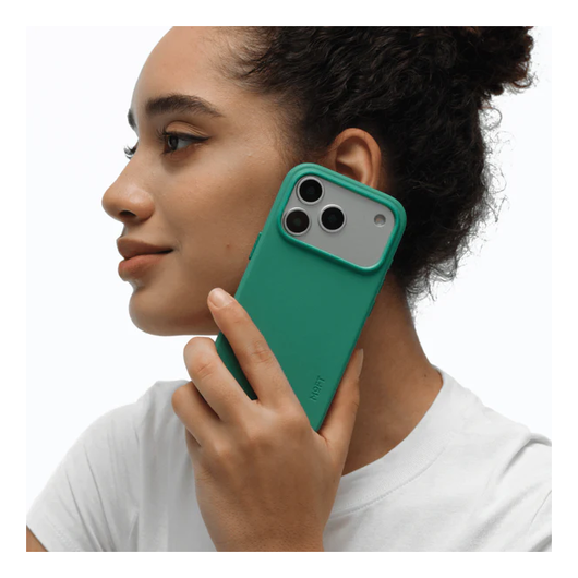 MOFT MOVAS Snap iPhone 17 Pro Hoesje MagSafe Vegan Leer Back Cover Groen afbeelding 13