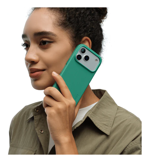 MOFT MOVAS Snap iPhone 17 Pro Hoesje MagSafe Vegan Leer Back Cover Groen afbeelding 15