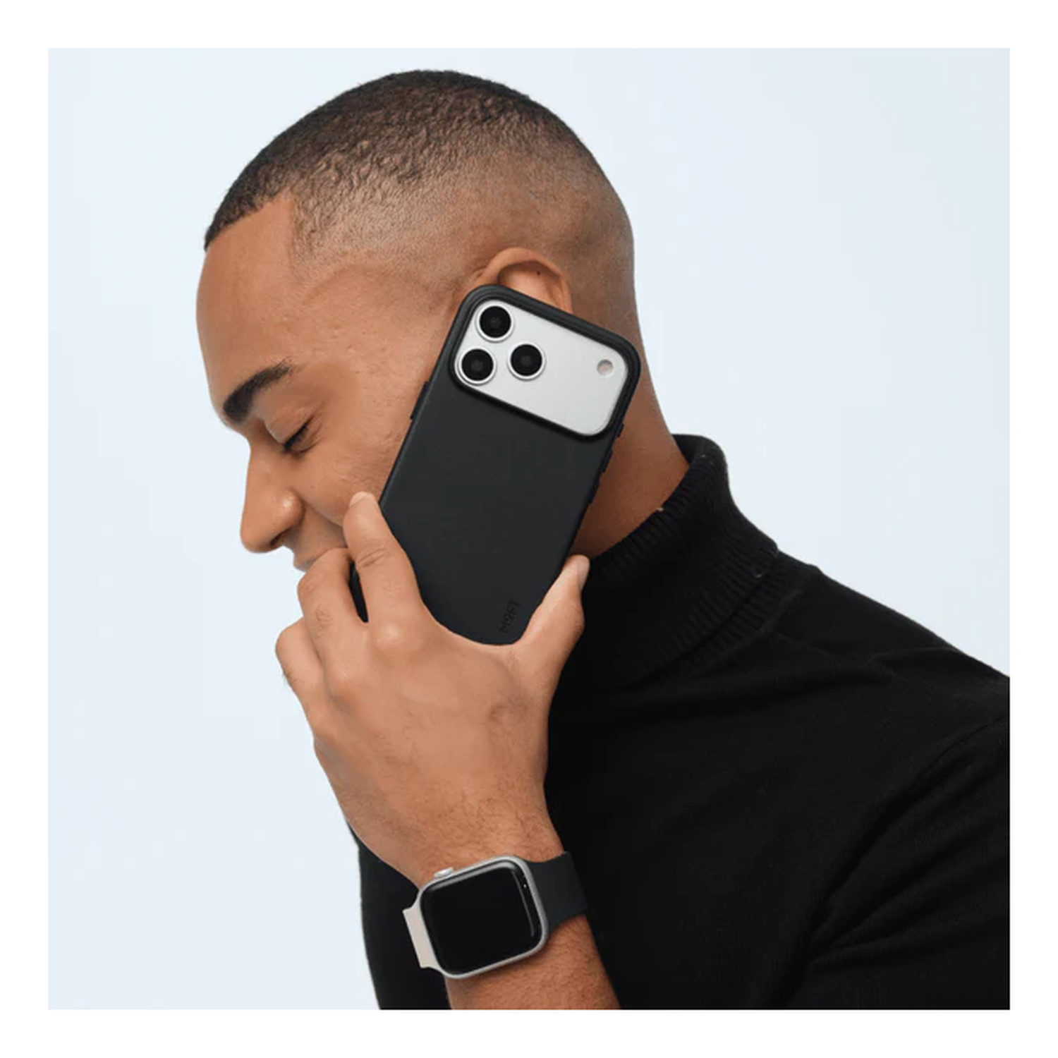 MOFT MOVAS Snap iPhone 17 Pro Max Hoesje MagSafe Vegan Leer Back Cover Zwart afbeelding 15