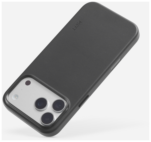 MOFT MOVAS Snap iPhone 17 Pro Max Hoesje MagSafe Vegan Leer Back Cover Zwart afbeelding 16