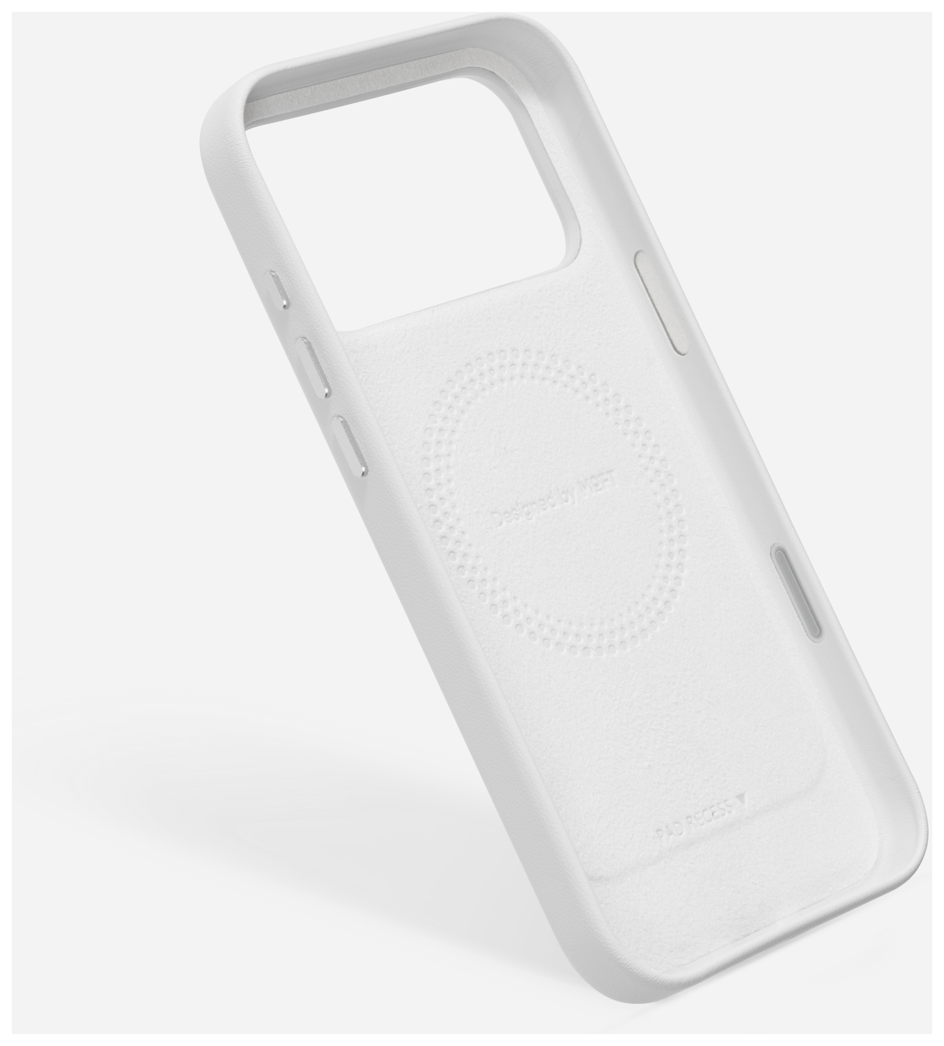 MOFT MOVAS Snap iPhone 17 Pro Max Hoesje MagSafe Vegan Leer Back Cover Grijs afbeelding 20