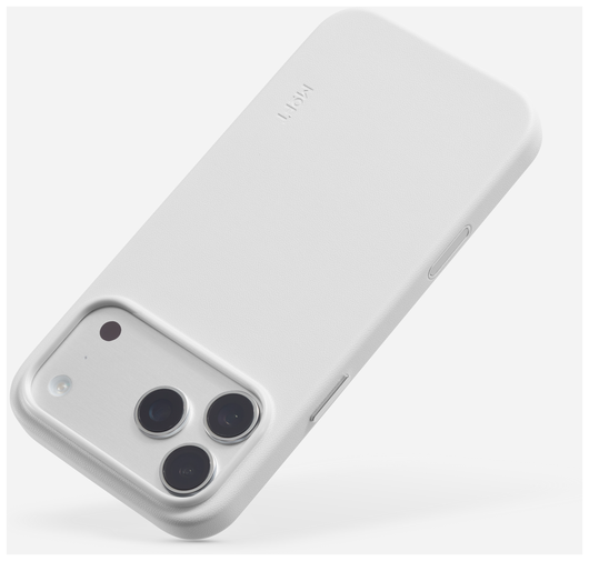 MOFT MOVAS Snap iPhone 17 Pro Max Hoesje MagSafe Vegan Leer Back Cover Grijs afbeelding 21