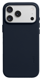MOFT MOVAS Snap iPhone 17 Pro Max Hoesje MagSafe Vegan Leer Back Cover Navy