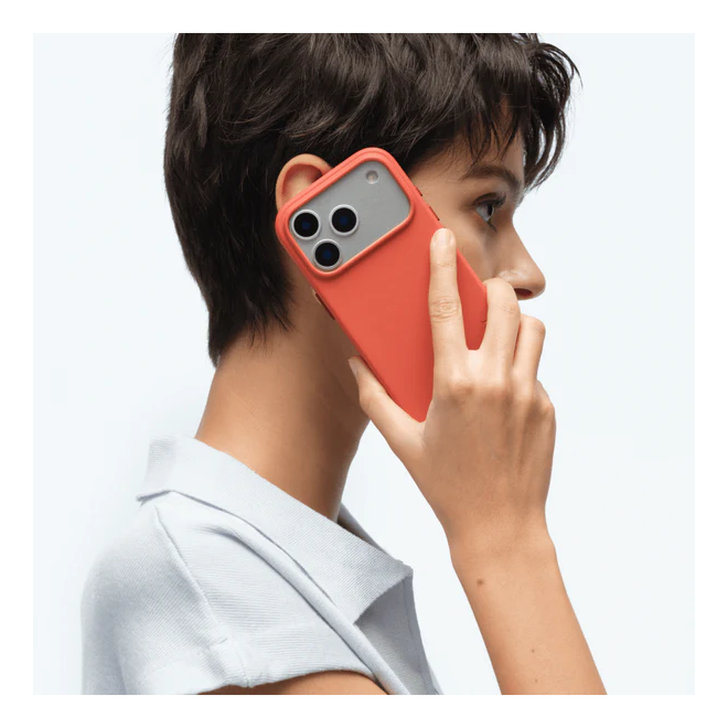 MOFT MOVAS Snap iPhone 17 Pro Max Hoesje MagSafe Vegan Leer Back Cover Rood afbeelding 14