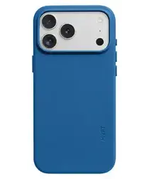 MOFT MOVAS Snap iPhone 17 Pro Max Hoesje MagSafe Vegan Leer Back Cover Blauw afbeelding