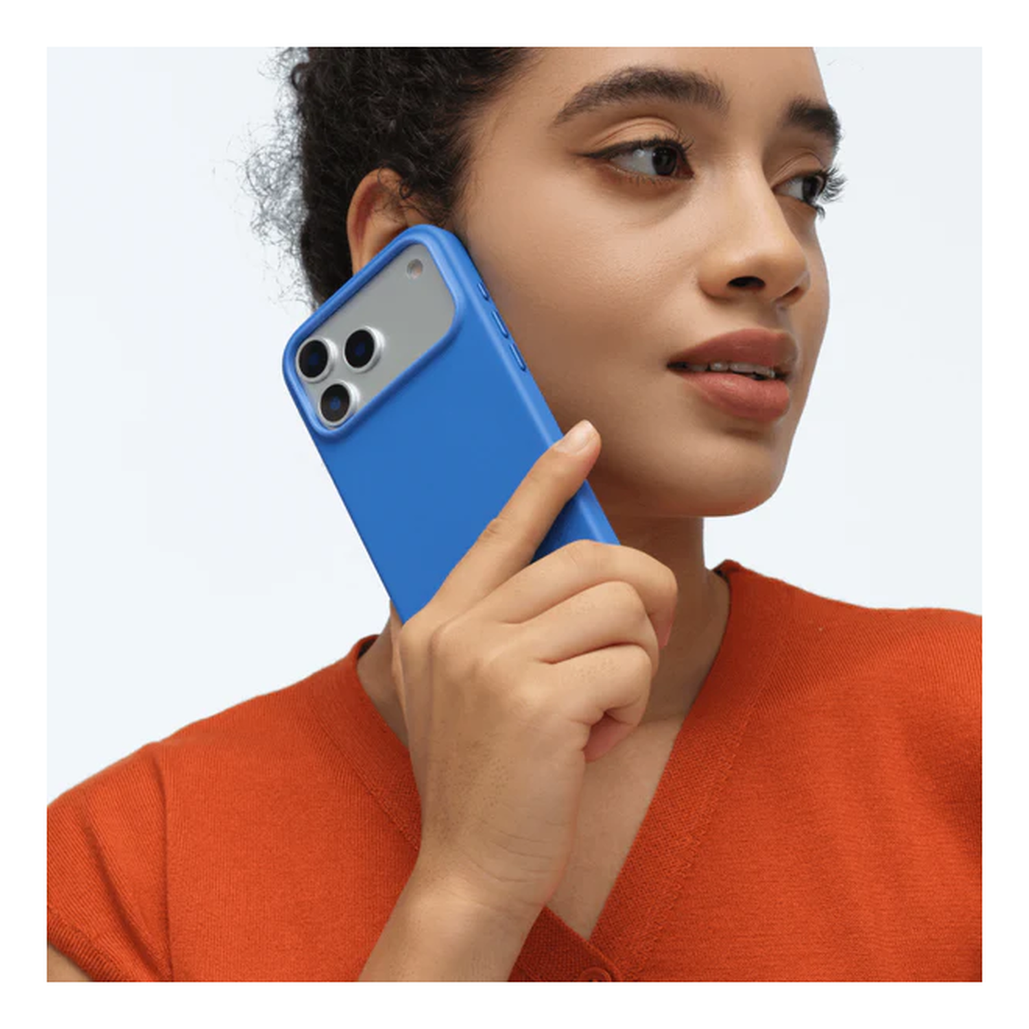 MOFT MOVAS Snap iPhone 17 Pro Max Hoesje MagSafe Vegan Leer Back Cover Blauw afbeelding 12