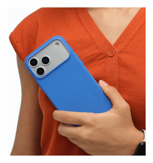 MOFT MOVAS Snap iPhone 17 Pro Max Hoesje MagSafe Vegan Leer Back Cover Blauw afbeelding 10