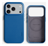 MOFT MOVAS Snap iPhone 17 Pro Max Hoesje MagSafe Vegan Leer Back Cover Blauw afbeelding 14