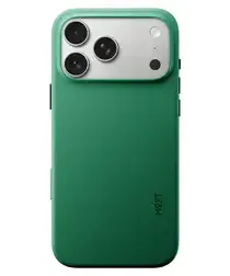 MOFT MOVAS Snap iPhone 17 Pro Max Hoesje MagSafe Vegan Leer Back Cover Groen afbeelding