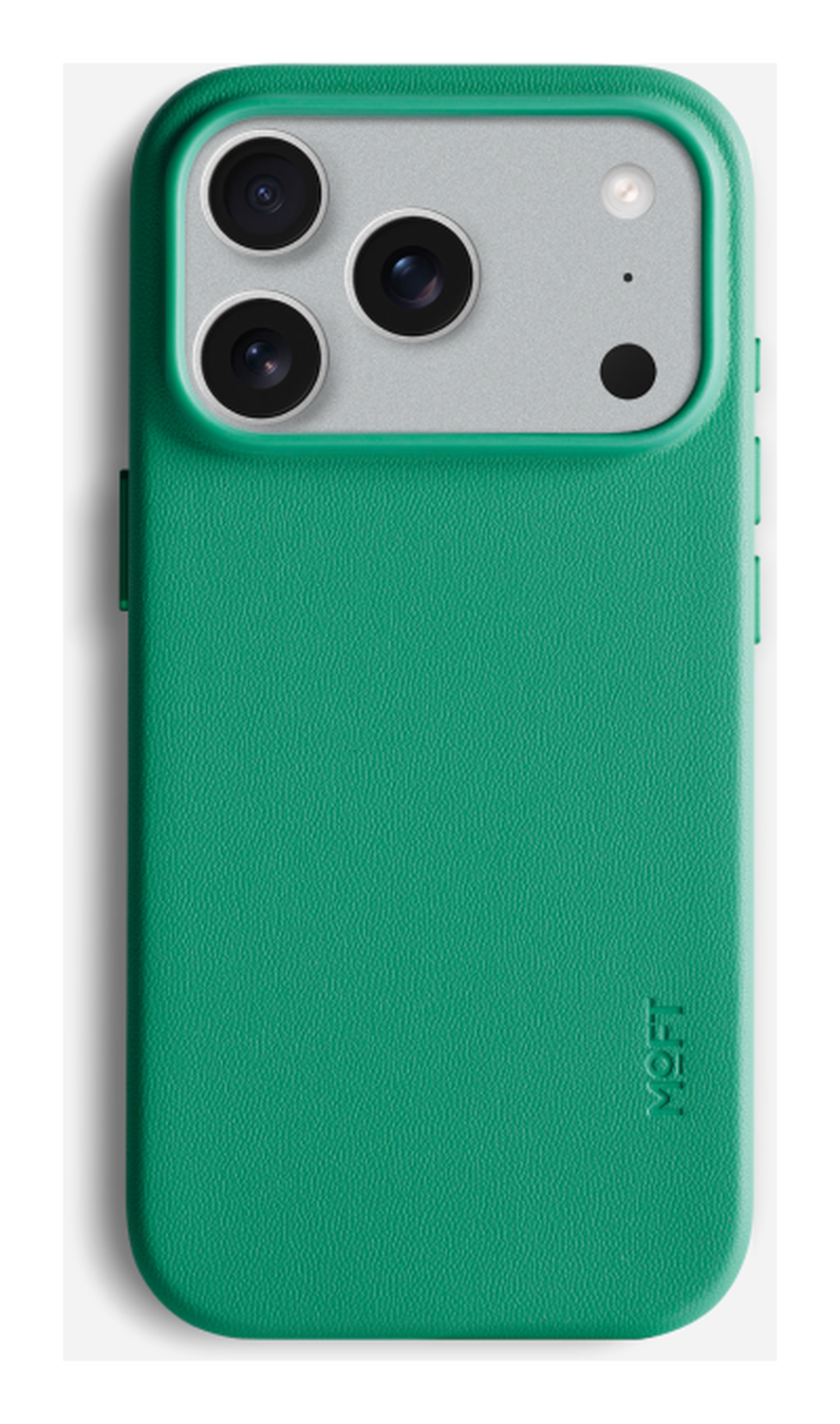 MOFT MOVAS Snap iPhone 17 Pro Max Hoesje MagSafe Vegan Leer Back Cover Groen afbeelding 15