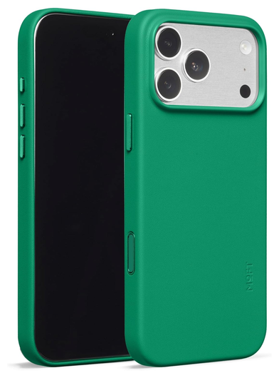 MOFT MOVAS Snap iPhone 17 Pro Max Hoesje MagSafe Vegan Leer Back Cover Groen afbeelding 2