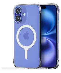 MOFT Invisible Case Clear iPhone 16 Hoesje MagSafe Back Cover Transparant afbeelding