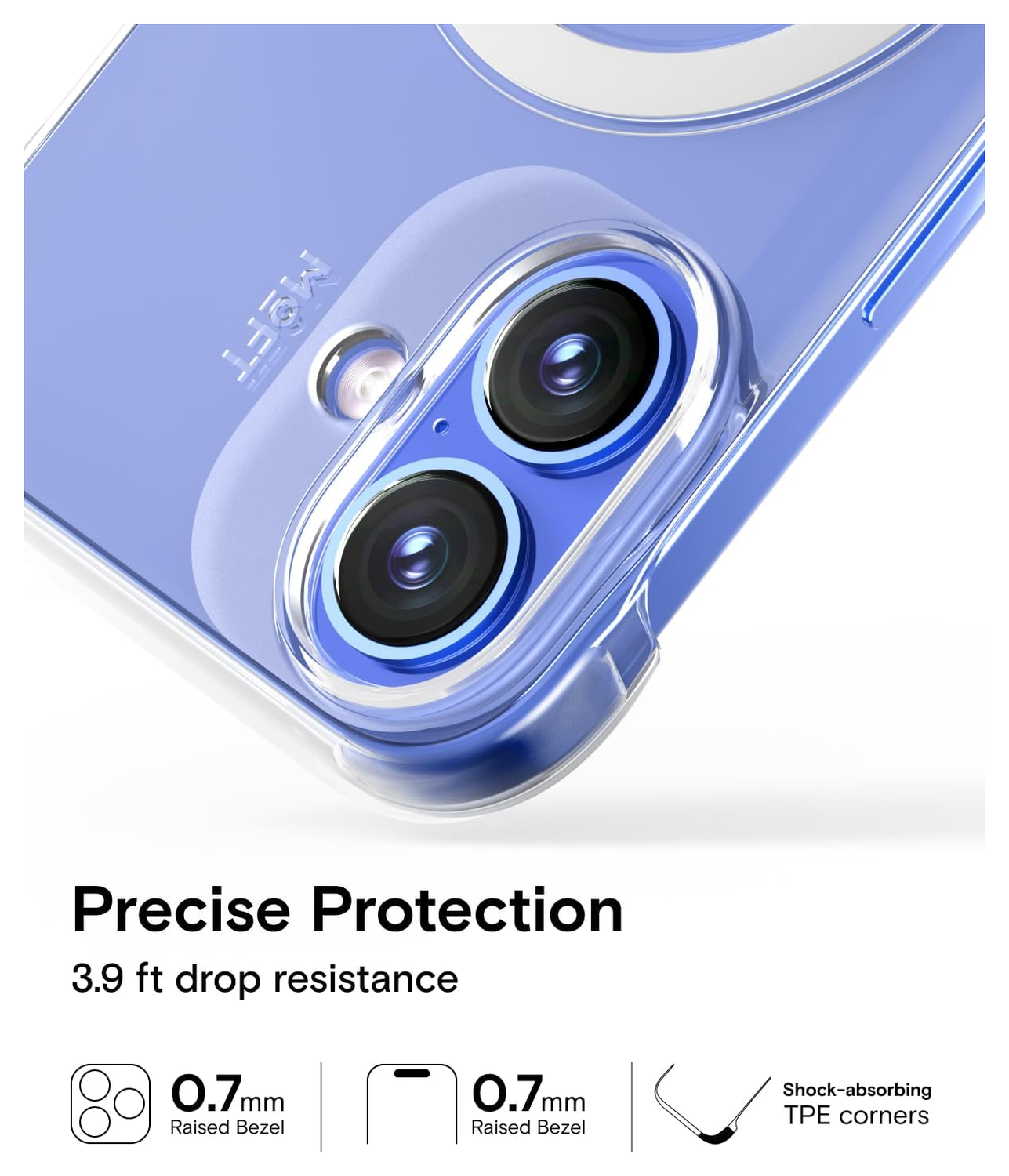 MOFT Invisible Case Clear iPhone 16 Hoesje MagSafe Back Cover Transparant afbeelding 4