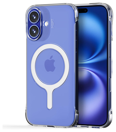 MOFT Invisible Case Clear iPhone 16 Hoesje MagSafe Back Cover Transparant afbeelding 1