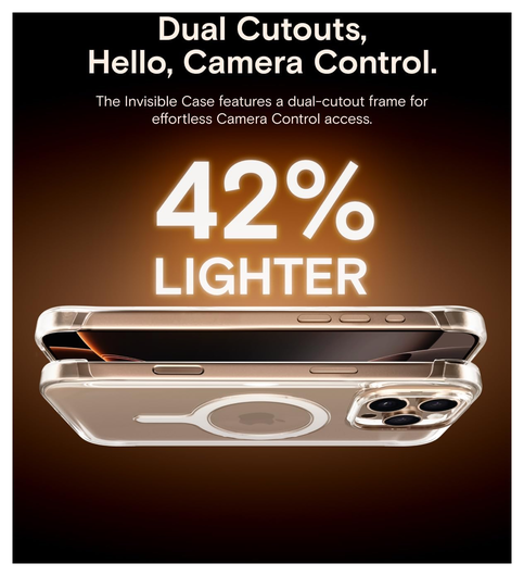 MOFT Invisible Case iPhone 16 Pro Max Hoesje MagSafe Back Cover Transparant afbeelding 5