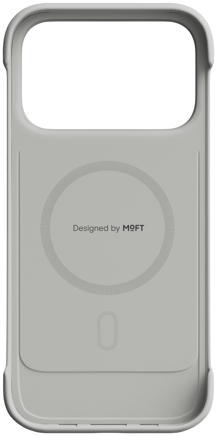 MOFT MOVAS Frame iPhone 17 Pro Hoesje MagSafe Back Cover Ultra Dun Grijs afbeelding 11