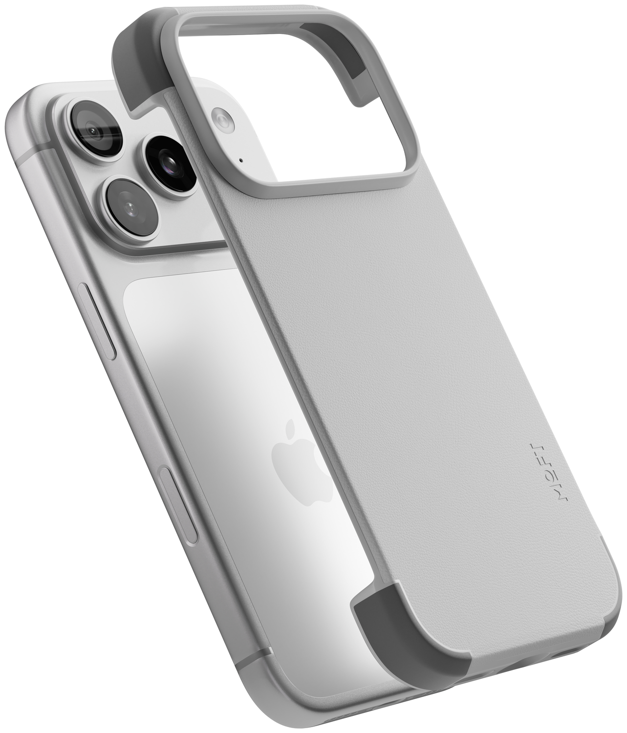 MOFT MOVAS Frame iPhone 17 Pro Max Hoesje MagSafe Back Cover Ultra Dun Grijs afbeelding 4