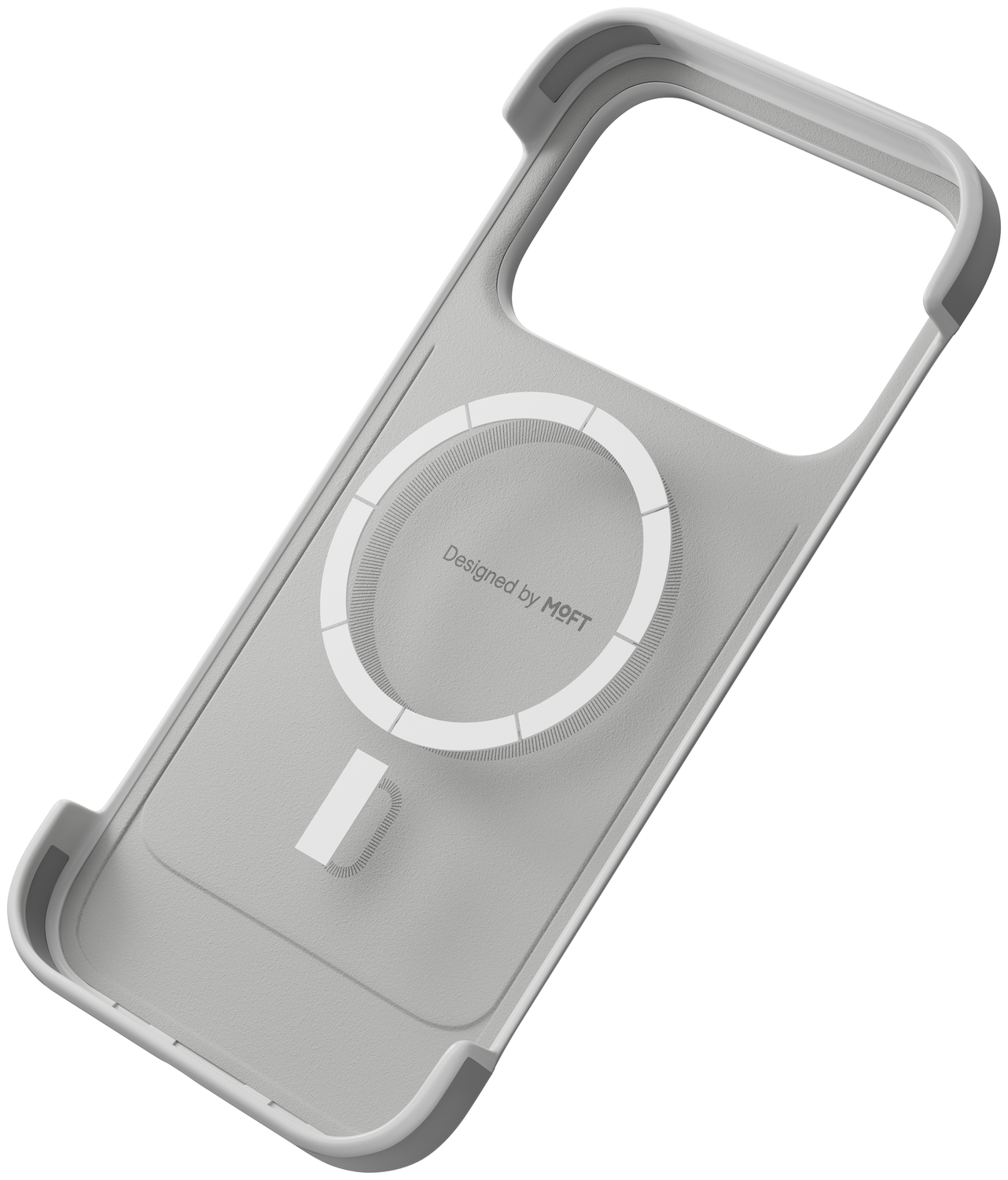 MOFT MOVAS Frame iPhone 17 Pro Max Hoesje MagSafe Back Cover Ultra Dun Grijs afbeelding 9