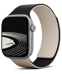 MOFT Snap - Apple Watch Bandje - 1-11/SE - 38/40/41/42MM - Zwart Beige afbeelding