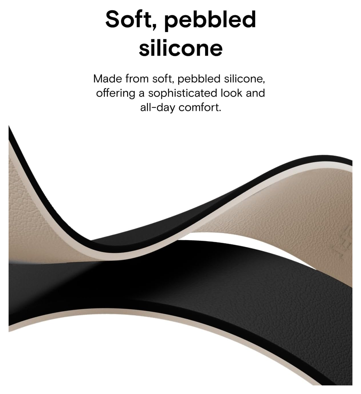 MOFT Snap - Apple Watch Bandje - 1-11/SE - 38/40/41/42MM - Zwart Beige afbeelding 8