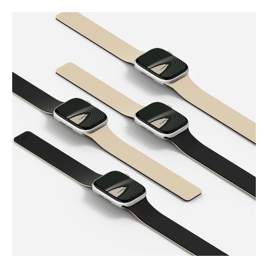 MOFT Snap - Apple Watch Bandje - 1-11/SE - 38/40/41/42MM - Zwart Beige afbeelding 12