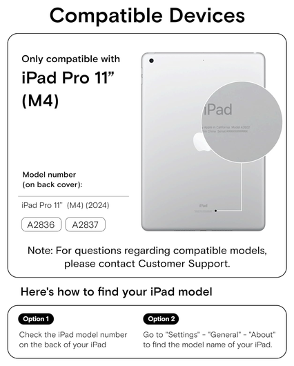 MOFT Float Folio Book Case iPad Pro 11 (2024/2025) Hoes met Standaard Zwart afbeelding 2