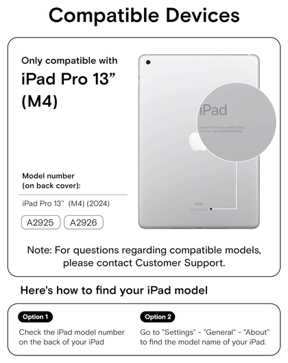 MOFT Float Folio Book Case iPad Pro 13 (2024/2025) Hoes met Standaard Zwart afbeelding 2