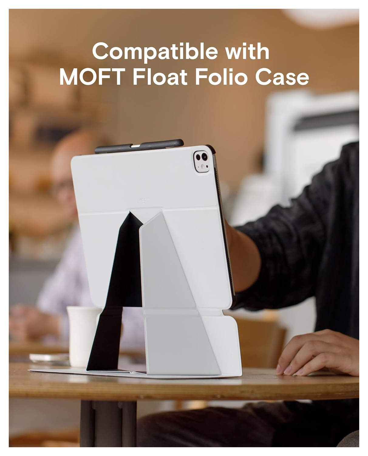 MOFT Apple Pencil (Pro) Houder voor Dynamic Folio & Float Folio Hoes Zwart afbeelding 8