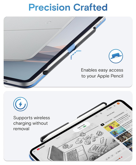 MOFT Apple Pencil (Pro) Houder voor Dynamic Folio & Float Folio Hoes Zwart afbeelding 6