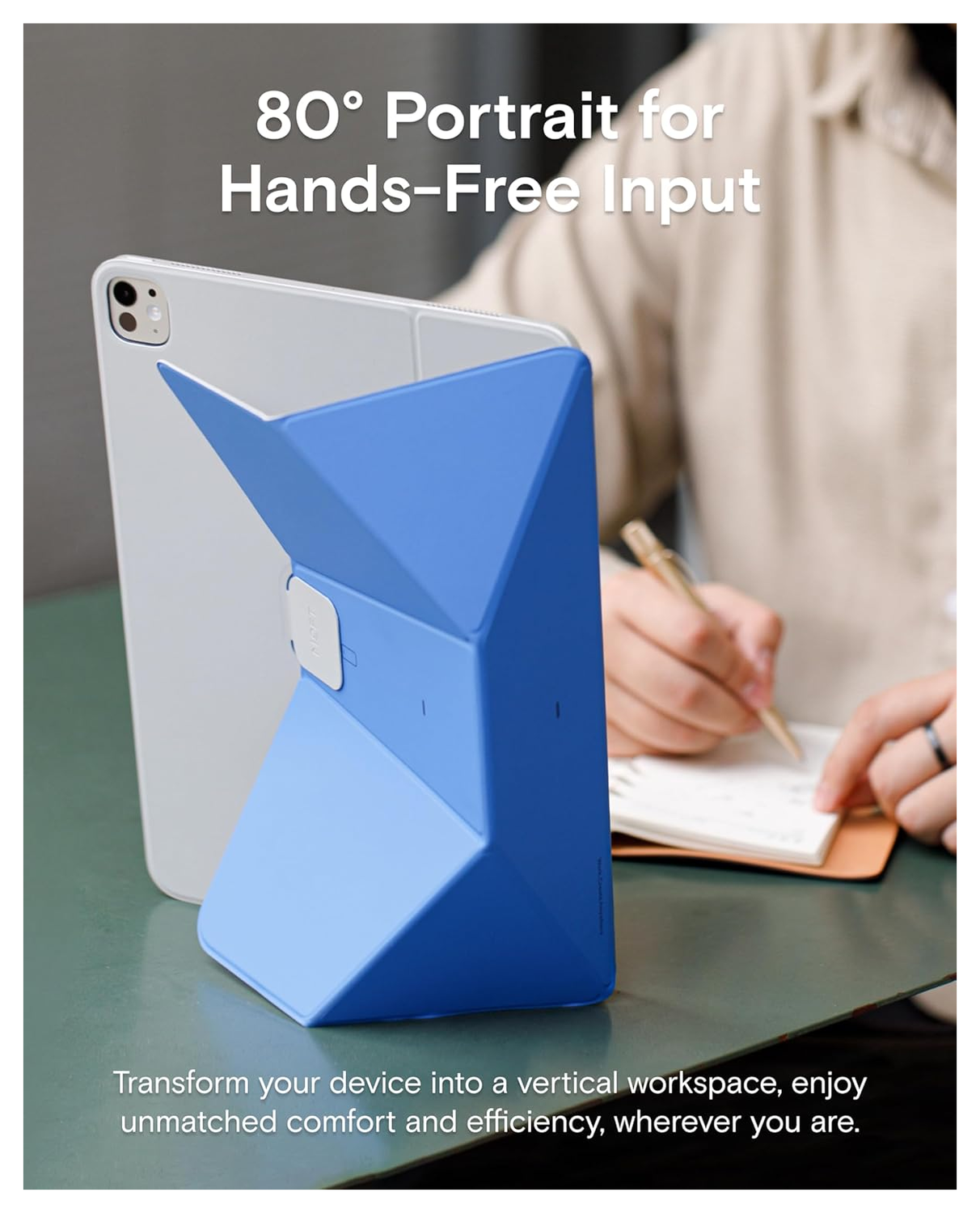 MOFT Dynamic Folio iPad 11 (2025)/10.9 (2022) Hoes Book Case met Standaard Zwart afbeelding 8