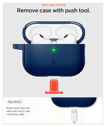 Spigen Vault Case AirPods Pro 3 Hoesje met Magneetsluiting Blauw afbeelding 3